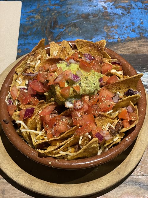 Vegan nachos   at Sodapop Caffe in Mallorca