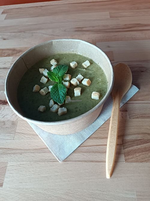 Creamy soup at Lekko in Sopot