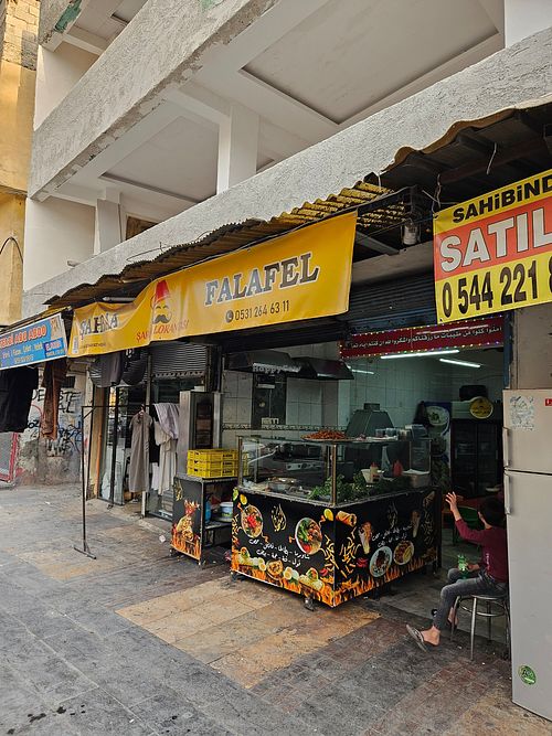 From street at Sahaa Falafel in Sanliurfa