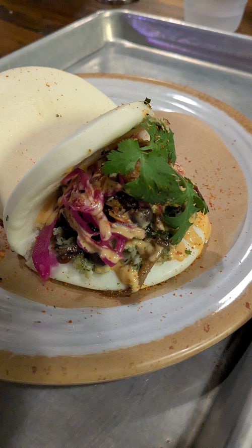 Bao bun at Block 40 Food Hall in Hollywood