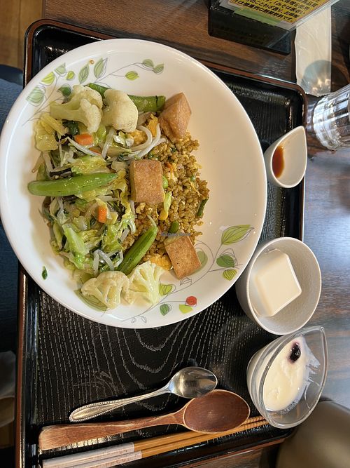Vegan Pilaf  at Natural Curry Restaurant in Tokyo