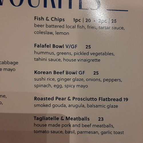  at The Pub at Brentwood Bay Resort in Victoria