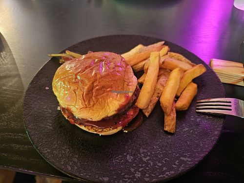 Beyond Meat burger at Bar El Baifo Street Food in La Palma