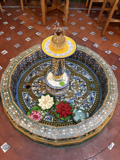 Indoor fountain   at Arabian Touch in Toledo