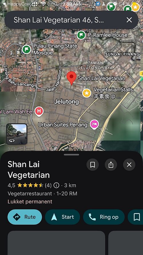   at Shan Lai Vegetarian in Penang
