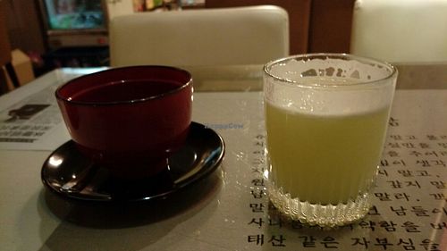 lemonade and desert at Zi Yuay Tsian Shir - Day Moon Zen Food in Tainan