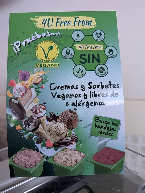 Promo for vegan options at Antiu Xixona - Costa Teguise in Lanzarote