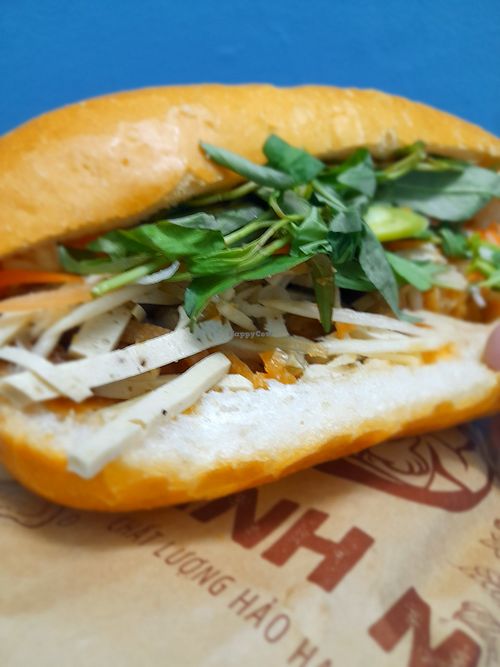 My take away bánh mi at Chay Bánh Mi in Ho Chi Minh City