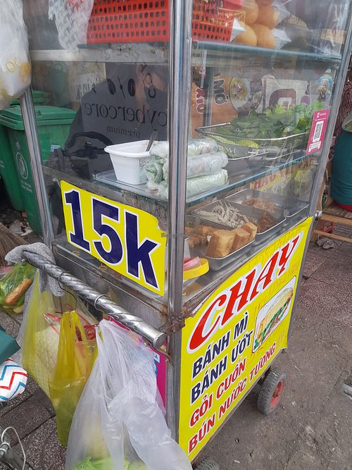 Stall at Chay Bánh Mi in Ho Chi Minh City