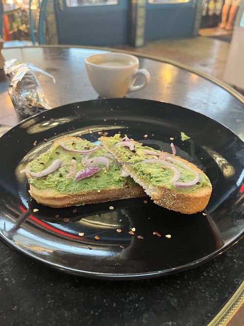 Avocado toast at PAX Coffee Shop in Kerrville