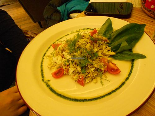 quinoa salad at Cafe Ukrop II in St Petersburg