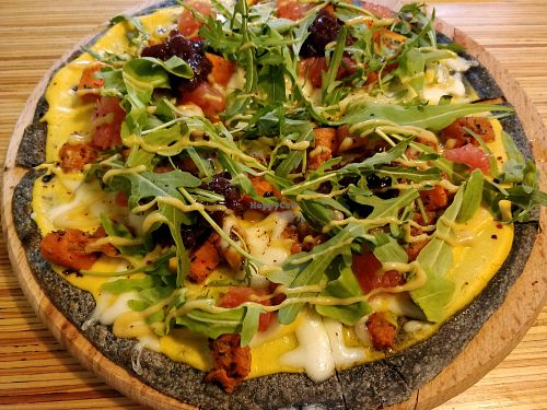 pizza with mozzarella cheese at Cafe Ukrop II in St Petersburg