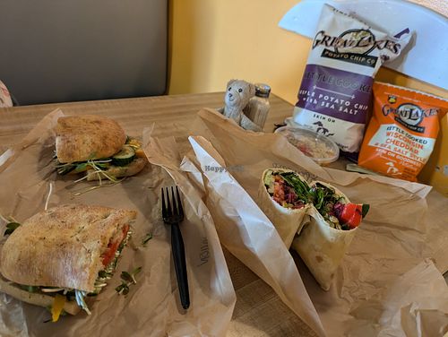 Veggie Dreams, Spicy Asparagus Wrap at Dagwood Deli in Lapeer