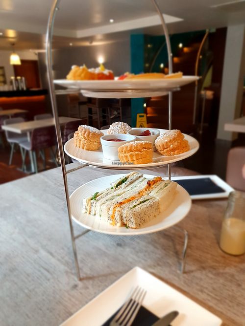 Vegan afternoon tea at The Mere Golf Resort & Spa in Knutsford