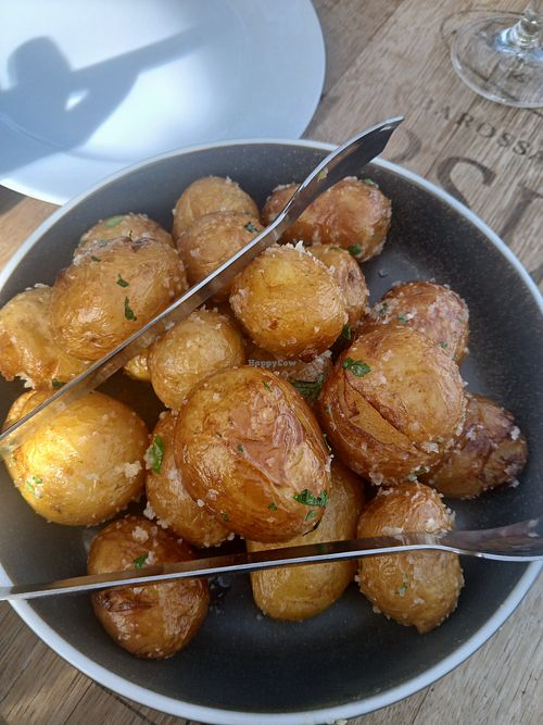 Roast potatoes at Beach Road Winery & Restaurant in Mclaren Vale