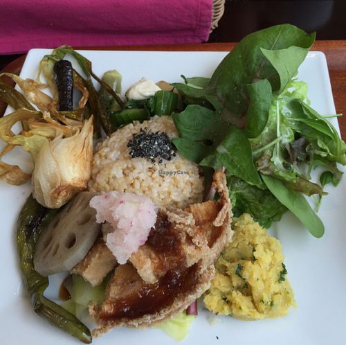 lunch plate  at Tao Vege Cafe in Tokyo