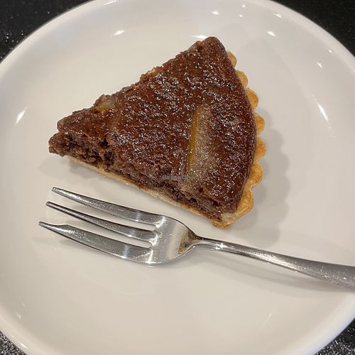 Plant-based chocolate tart  at Sappho - 本と喫茶 サッフォー in Tukuba