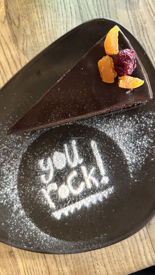 Chocolate cake  at Tucano Coffee in Sinaia