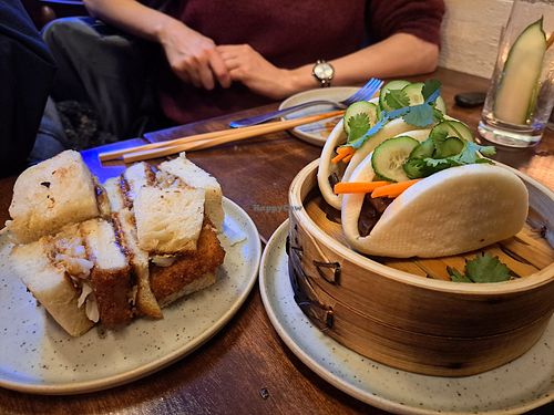 Tofu sandwiches and Bao buns at Natsu in Montreal