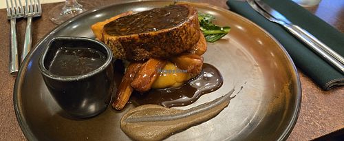Mushroom Wellington roast dinner at Proost in Manchester