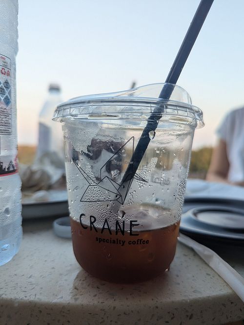 Cold brew at Crane in Abu Dhabi