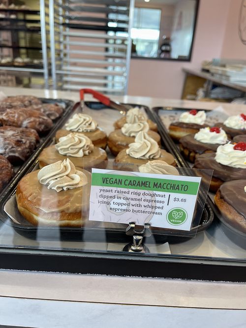 Caramel macchiato   at Torus Doughnuts in Windsor