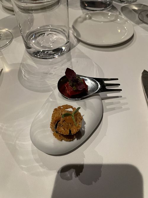 Amuse   at Marque Restaurant in Hoorn