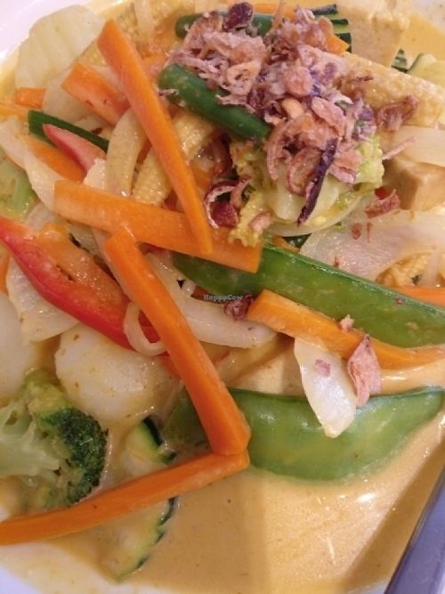 yellow curry at Red Spoon in Warrnambool