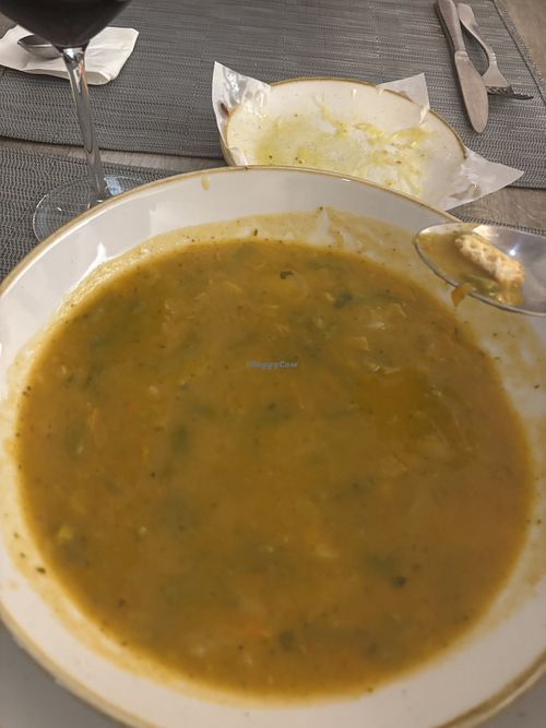 Veg soup - it was better than the pasta  at O Galã in Machico