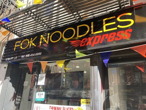 They are open now  at Fok Noodles in New York City