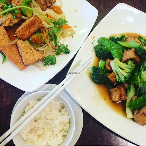 Dinner  at Au Lac Royal Vegan Cuisine in Dickson