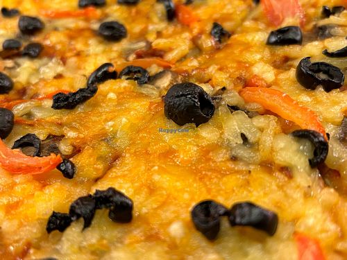 Make your own with mushrooms and olives  at Caprinos Pizza in Newcastle Upon Tyne