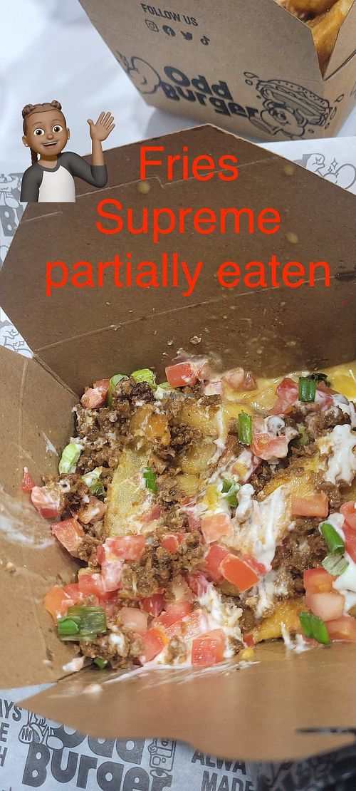 Fries Supreme at Odd Burger in Scarborough