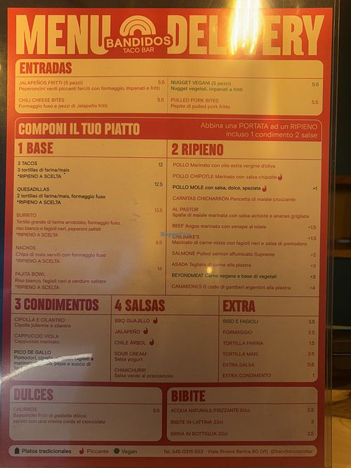   at Bandidos Taco Bar Vicenza in Vicenza