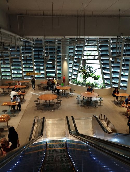 The stall is in Market Street Hawker Center  at Shu Vegetarian 典蔬 in Central Singapore