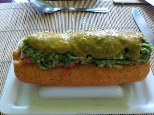 vegan completo at Bambu in Valparaiso