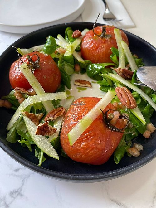 Insalata  at Taberna Gula in A Guarda