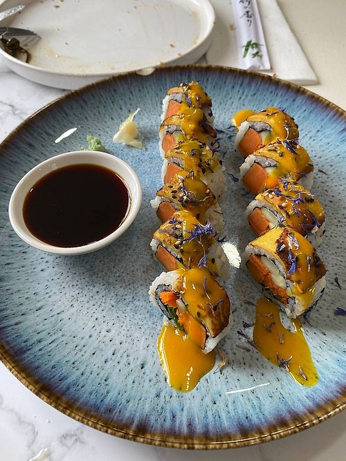 Sushi vegetale  at Taberna Gula in A Guarda