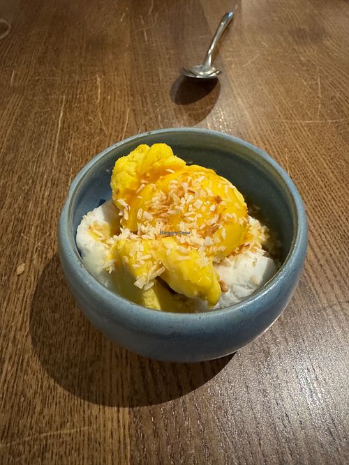 sorbet selection at Daffodil in Cardiff