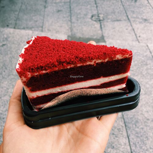 Red Velvet - a must try! at Veganerie - Mercury Ville in Bangkok