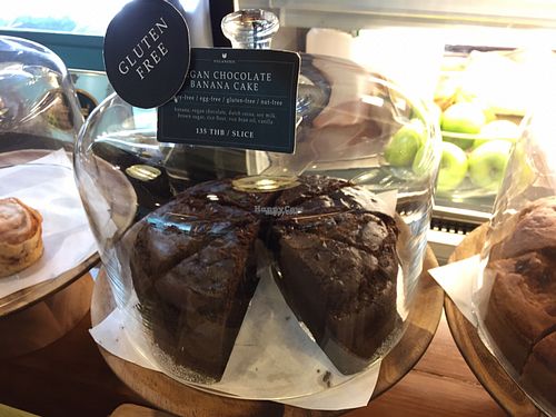 Choc cake at Veganerie - Mercury Ville in Bangkok