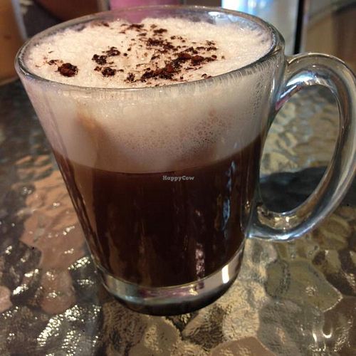 Vegan mocha at Veganerie - Mercury Ville in Bangkok