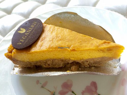 Pumpkin pie at Veganerie - Mercury Ville in Bangkok