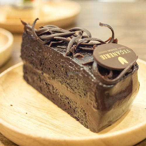 Vegan Chockolate Cake at Veganerie - Mercury Ville in Bangkok