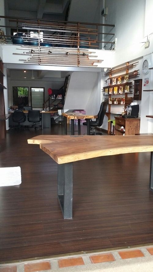 inside at Bamomboocafe in Chiang Mai