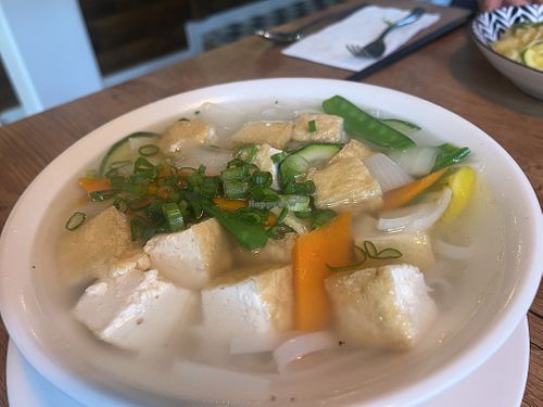 Tofu vegan broth Pho  at Miss Vietnam Restaurant in Biggleswade