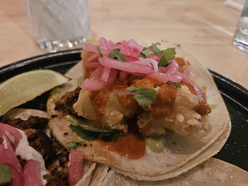Taco de colifor at Hugo's Mexican Kitchen - District 1881 in Chilliwack