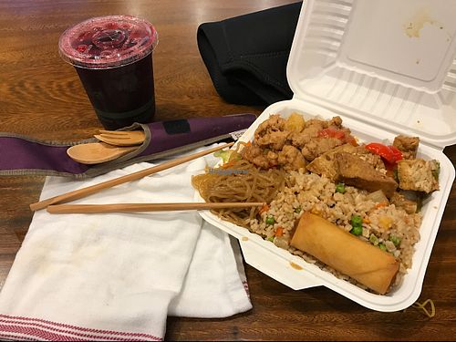 combo at Loving Hut in Santa Clara