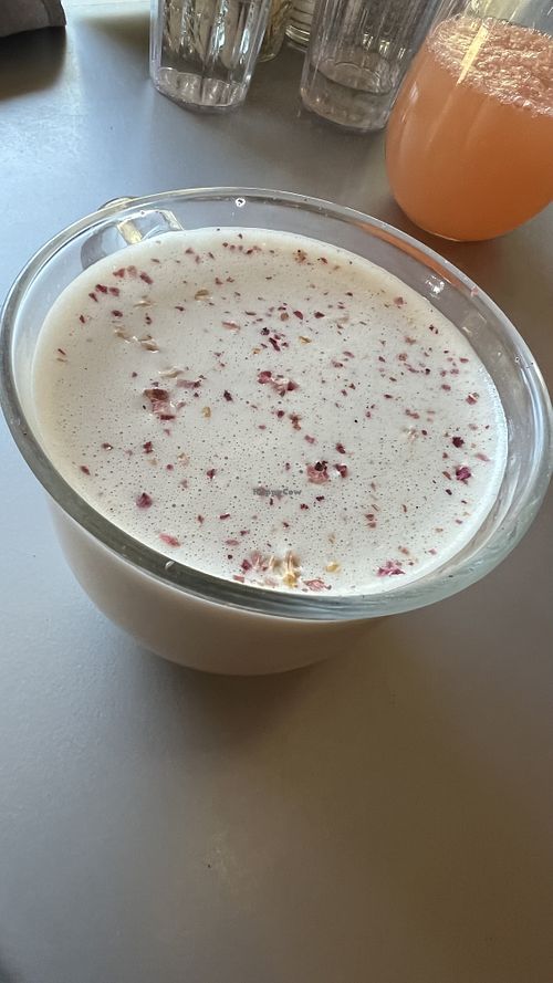 Oatmilk Chai & Mimosa  at Cafe Sintra in Sunriver