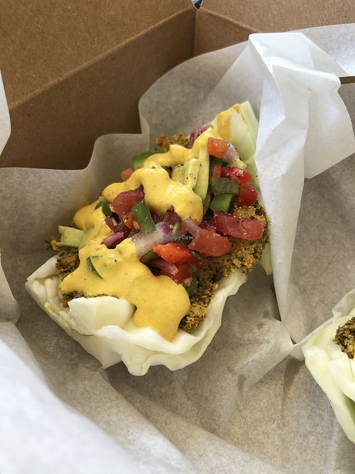 Raw Tacos  at The Living Root Cafe in Redlands